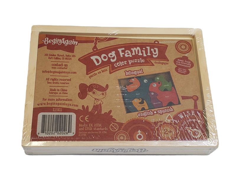 Dog Family Puzzle with Curriculum