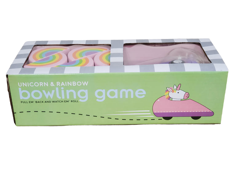 Unicorn and Rainbow Bowling Toy